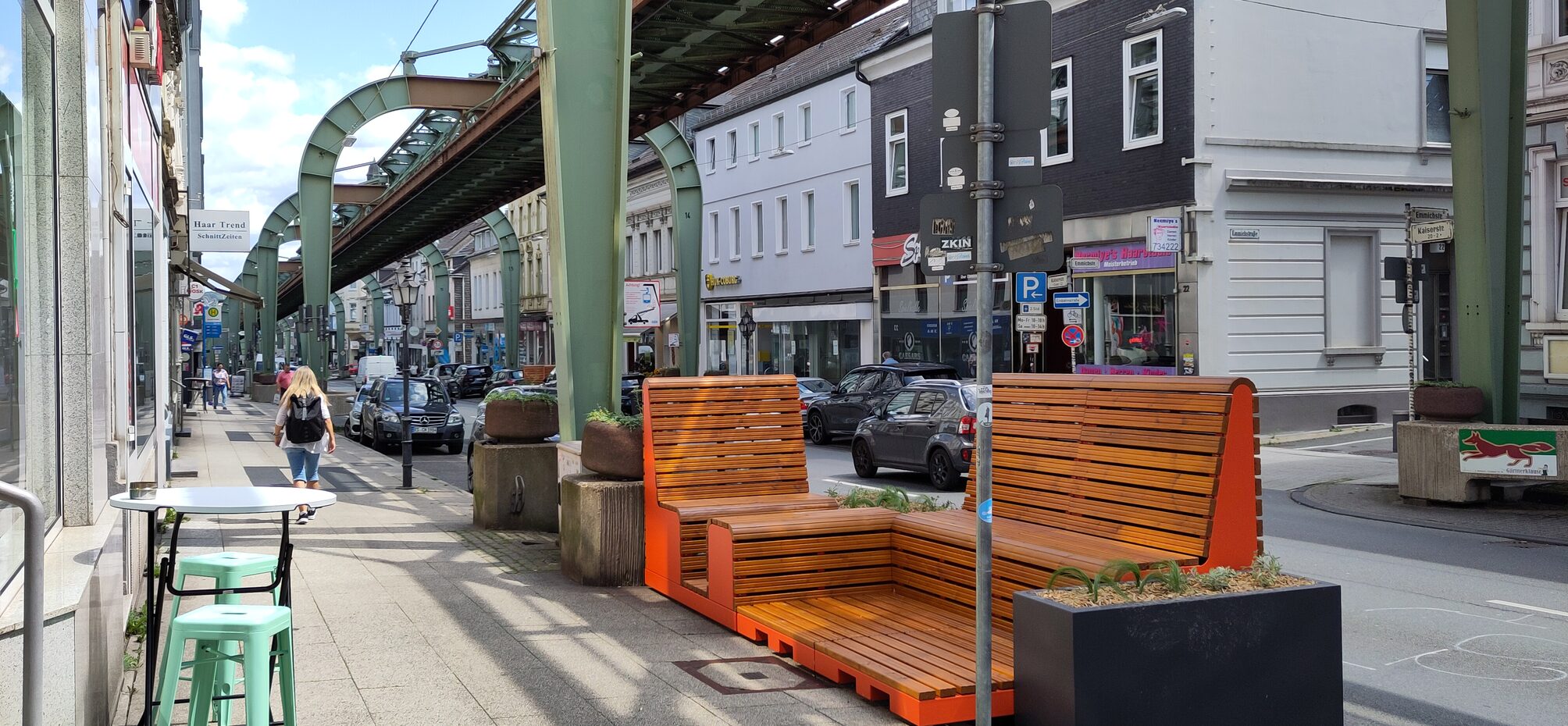 Parklet auf der Kaiserstraße